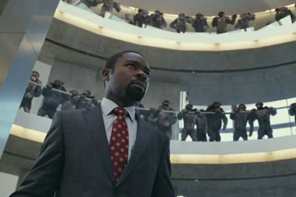 David Oyelowo in "Rise of the Planet of the Apes."