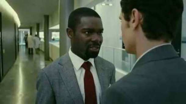 David Oyelowo and James Franco in "Rise of the Planet of the Apes."