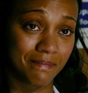 Zoe Saldana in Haven.