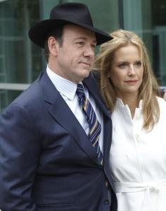 Kevin Spacey and Kelly Preston in "Casino Jack."