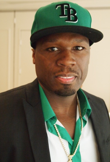 Curtis "50 Cent" Jackson at the New York Press day for "Power."