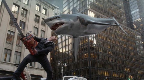 Ian Ziering stars in "Sharknado 2: The Second One."