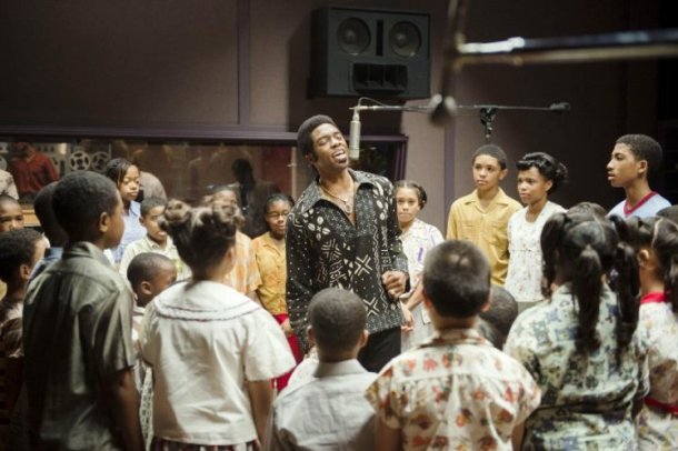 Chadwick Boseman stars as James Brown in "Get On Up."
