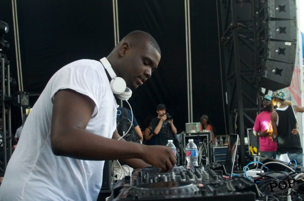 Swizzymack at Mad Decent Block Party at Festival Pier at Penn's Landing in Philadelphia, PA, August 8, 2014.  Photo copyright 2014 Vin Manta.