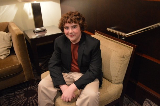 Blake Cooper at the Westin Hotel in Mount Laurel, NJ for a premiere party for "The Maze Runner." Photo copyright 2014 George Seth Wagner.