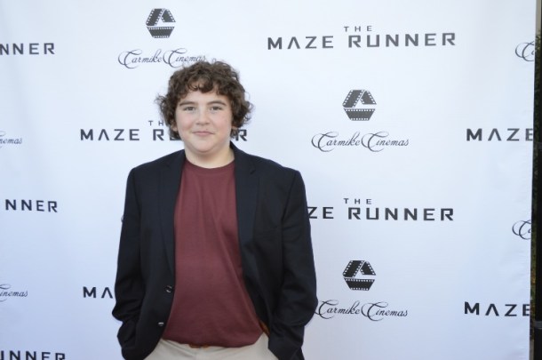 Blake Cooper at the Carmike Theater in Vorhees, NJ for a premiere screening for "The Maze Runner." Photo copyright 2014 Jay S. Jacobs.