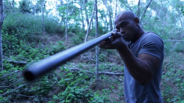 Roger Edwards stars in "Exists."