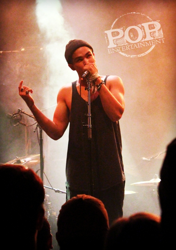 Roméo Testa performing at the Union Transfer in Philadelphia on October 12. Photo copyright 2014 by Caroline Serling.