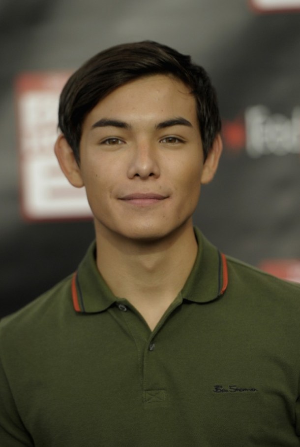 Ryan Potter promoting "Big Hero 6" at Comic-Con New York 2014.  Photo by Brad Balfour.