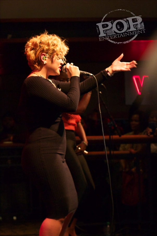 Tessanne Chin performing live at World Cafe Live in Philadelphia.  Photo copyright 2014 Ethan Serling/PopEntertainment.com. 