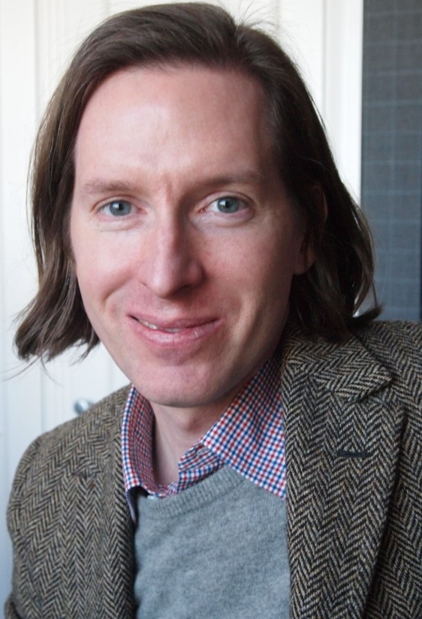Wes Anderson at the NY press day for "The Grand Budapest Hotel."  Photo copyright 2014 Brad Balfour.