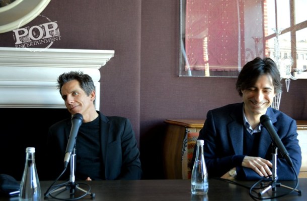 Ben Stiller & Noah Baumbach at the NY Press Day for "While We're Young."