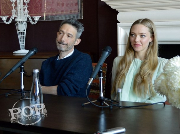 Adam Horovitz & Amanda Seyfried at the NY Press Day for "While We're Young."