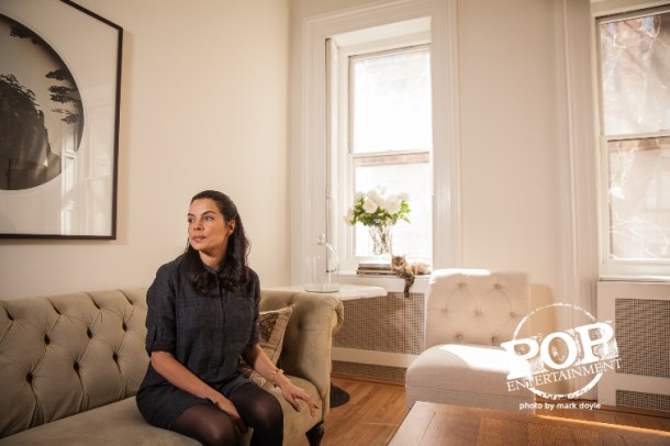 Zuleikha Robinson in Brooklyn, NY.  Photo copyright 2015 Mark Doyle/PopEntertainment.com. 