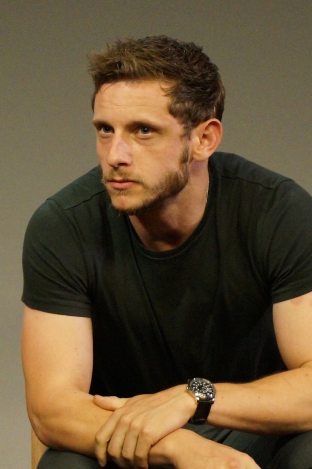 Jamie Bell discussing Fantastic Four at the Manhattan Apple Store.