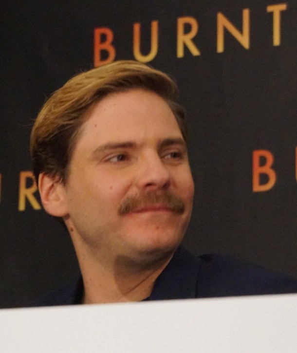 Daniel Brühl at the New York press conference for Burnt. Photo ©2015 Brad Balfour.  All rights reserved.