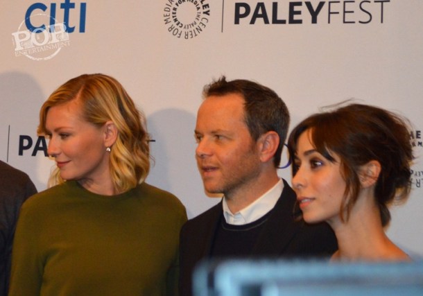 Kirsten Dunst, Noah Hawley and Cristin Milioti at the PaleyFest NY celebration of 