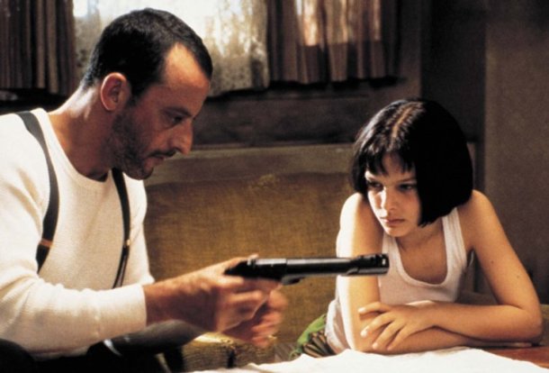 Jean Reno and Natalie Portman in "Leon: The Professional."