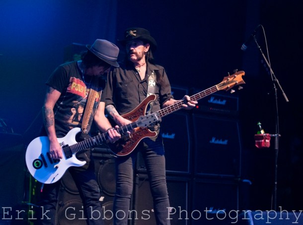 Motorhead at the Tower Theater in Upper Darby, PA.  Photo copyright 2015 Erik Gibbons.