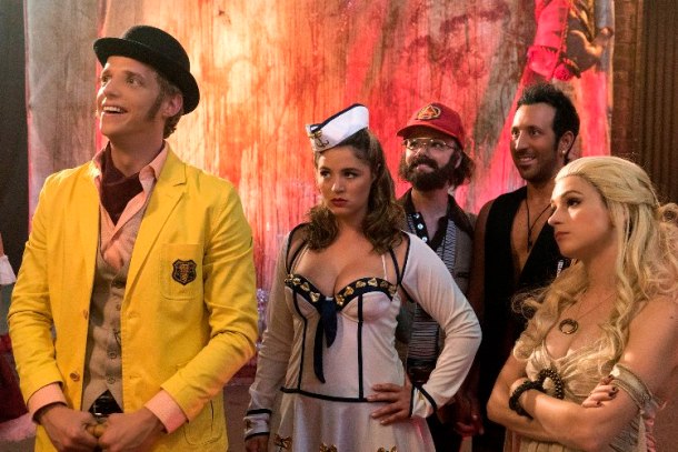 Chris Geere, Kether Donohue, Colette Wolfe, Desmin Borges and Aya Cash star in YOU'RE THE WORST.