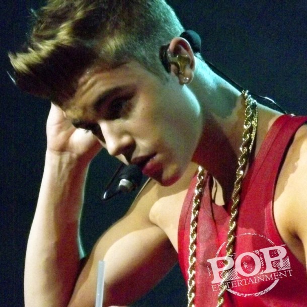 Justin Bieber at 2013 Jingle Ball, Philadelphia.  Photo by Jackie Spiess.