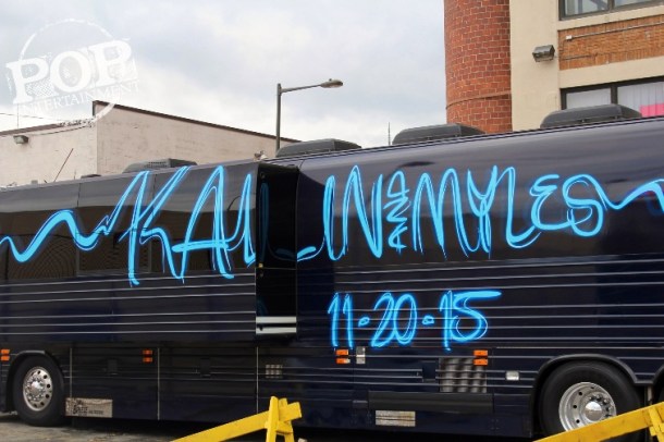 Kalin & Myles bus at the Electric Factory in Philadelphia. Photo copyright 2015 Deborah Wagner.