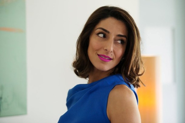 GIRLFRIENDS' GUIDE TO DIVORCE --  "Rule #77: Don't Blow the Bubble" Episode 202 -- Pictured: Necar Zadegan as Delia -- (Photo by: Diyah Perah/Bravo)