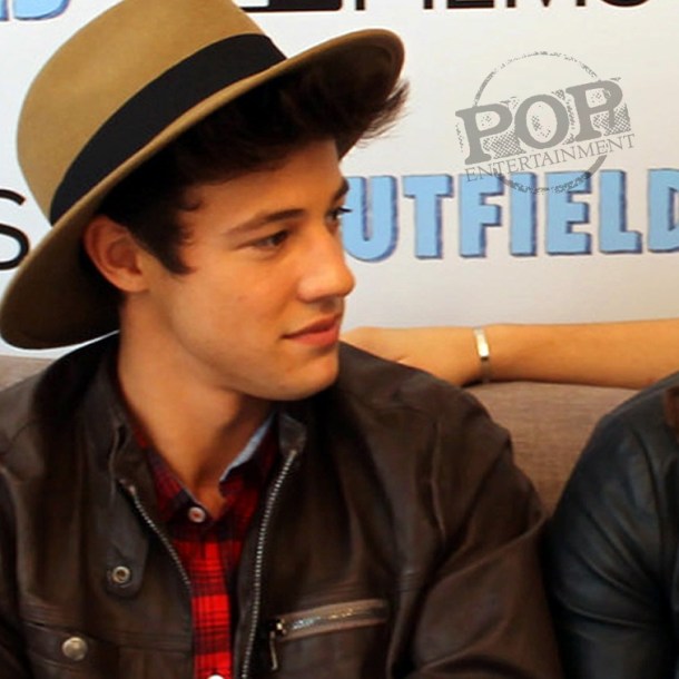 Cameron Dallas at the New York press day for "The Outfield." Photo by Caitlyn Lange.