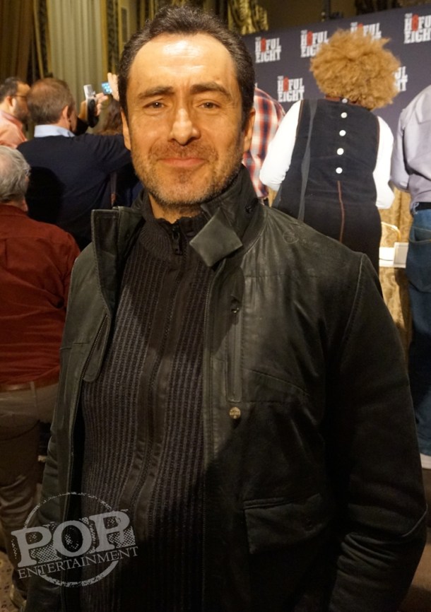 Demian Bichir at the New York Press Conference for "The Hateful Eight." Photo copyright 2015 Brad Balfour.