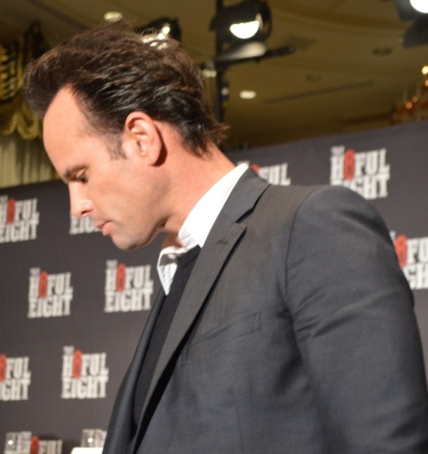 Walton Goggins at the New York Press Conference for "The Hateful Eight." Photo copyright 2015 Jay S. Jacobs.