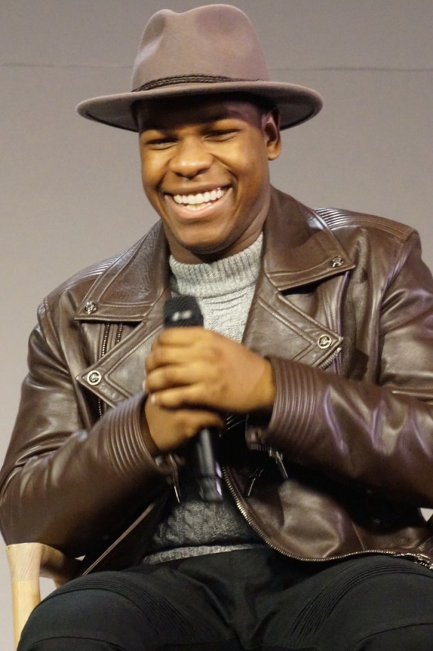 John Boyega at New York Apple Store discussing "Star Wars: The Force Awakens."  Photo copyright 2016 Brad Balfour.