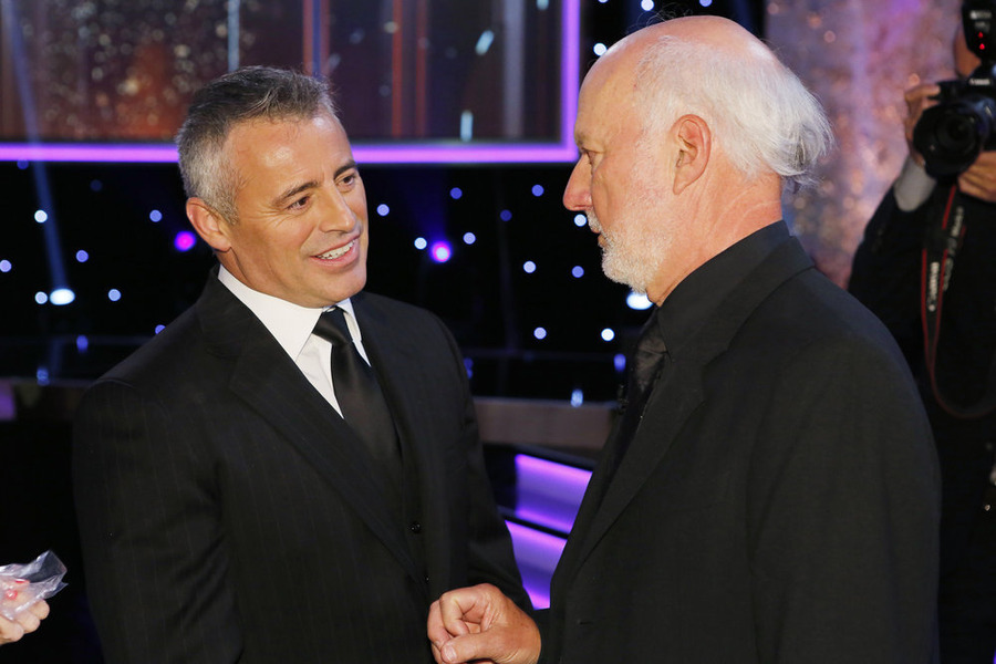 MUST SEE TV: AN ALL-STAR TRIBUTE TO JAMES BURROWS -- Pictured: (l-r) Matt LeBlanc, James Burrows -- (Photo by: Trae Patton/NBC)