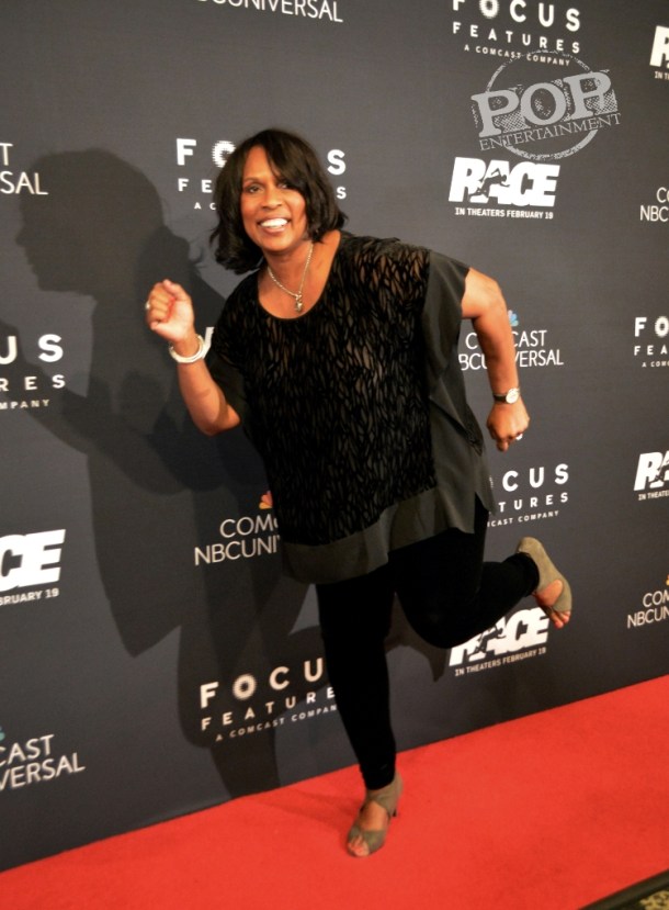 Gina Strachan at the Philadelphia premiere of Race at the Prince Music Theater - February 18, 2016.  Photo ©2016 Deborah Wagner.