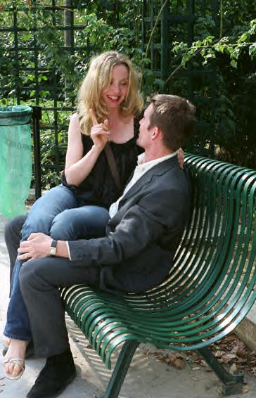 Julie Delpy & Ethan Hawke star in "Before Sunset."