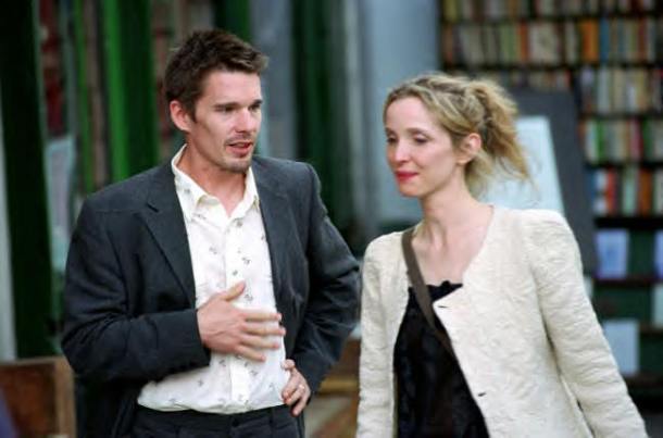 Ethan Hawke and Julie Delpy star in "Before Sunset."
