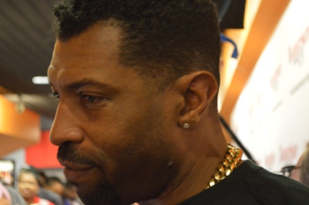 Deon Cole at the "Barbershop: The Next Cut" premiere at the Pearl Theater in Philadelphia.