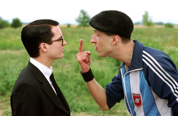 Elijah Wood and Eugene Hutz in "Everything Is Illuminated."