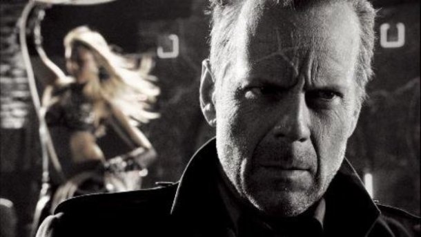 Bruce Willis (and Jessica Alba) in Sin City.