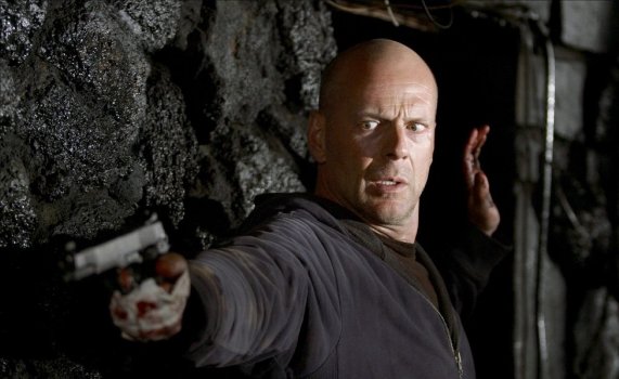 Bruce Willis in Hostage.