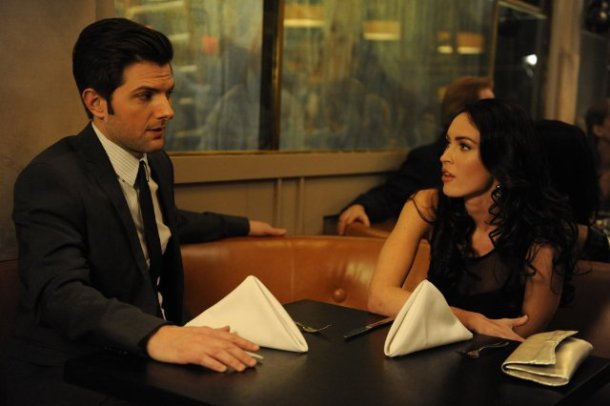 Adam Scott and Megan Fox star in "Friends With Kids."