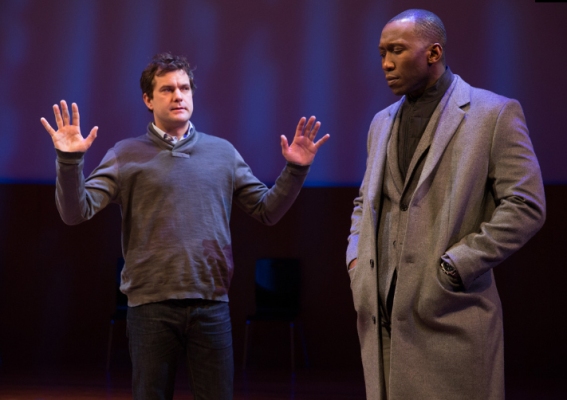 Joshua Jackson and Mahershala Ali in "Smart People."