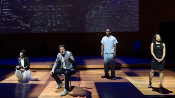 Tessa Thompson, Joshua Jackson, Mahershala Ali and Anna Son in "Smart People."