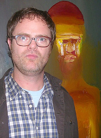 Rainn Wilson at the NY press day for "The Rocker."