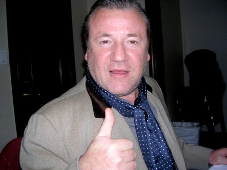 Ray Winstone at the NY press day for "Beowulf."
