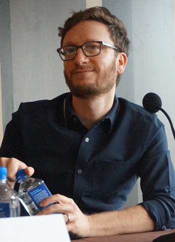 Akiva Schaffer at the NY press day for "Popstar: Never Stop Never Stopping."