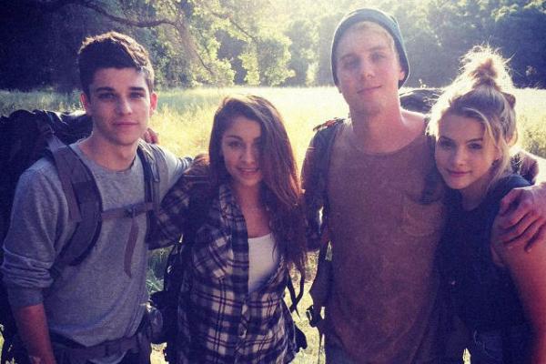 Sean O'Donnell, Andrea Russett, Lukas Gage and Laine Neil in Sickhouse