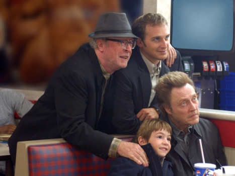 Michael Caine, Josh Lucas, Christopher Walken and Jonah Bobo star in "Around the Bend."