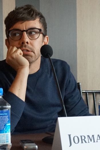 Jorma Taccone at the NY press day for "Popstar: Never Stop Never Stopping."