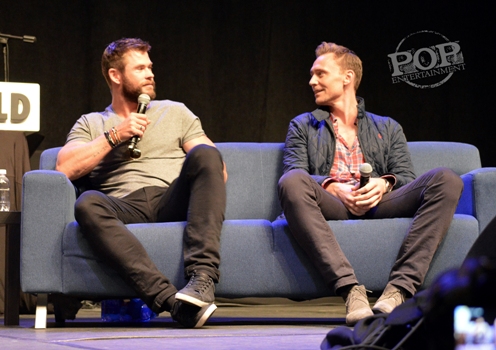 Chris Hemsworth and Tom Hiddleston talk Thor at Wizard World Philly 2016 - Photo by Debbie Wagner.