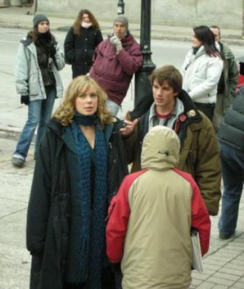 Amanda Walsh and Matt Lanter star in "WarGames: The Dead Code."